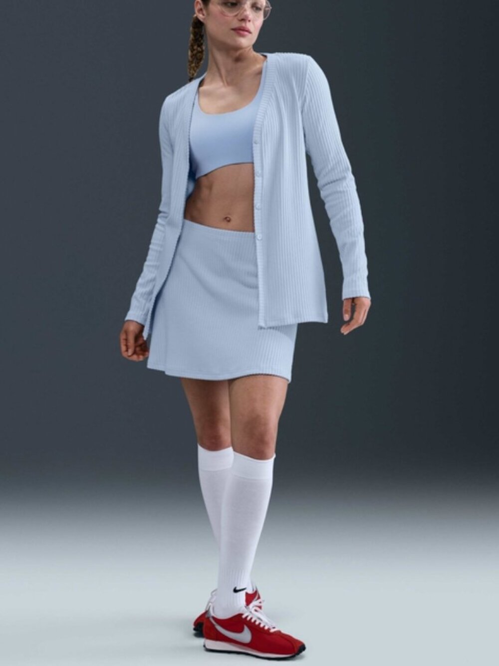 Nike Sportswear Chill Knit Slim Ribbed Cardigan M